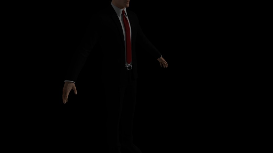 Agent 47 / Hitman | Fully Rigged and textured preview image 3